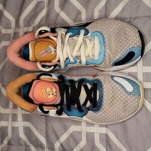 Nike Renew Elevate 2 Space Jam Mens Size 9 Basketball Shoes White CW3406-505